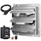 Ipower 7 Inch Shutter Exhaust Fan Aluminum+  fan speed controller + Disposal Power Cord Kit HIFANXEXHAUST7CTB - alternate 1
